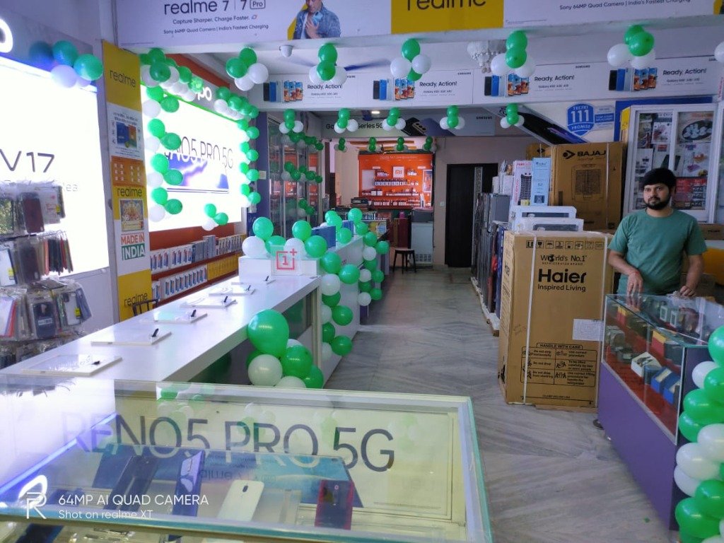 Inside Hina Mobile Agency showroom